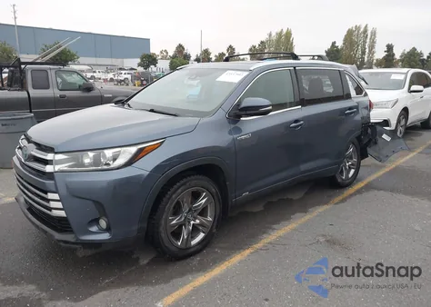 2017 Toyota Highlander Hybrid Limited Platinum из США, поврежденный, VIN 5TDDGRFH4HS027273